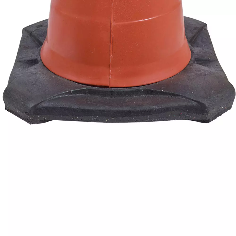 Cone 75 Cm Com Base Borracha Refletivo CBL