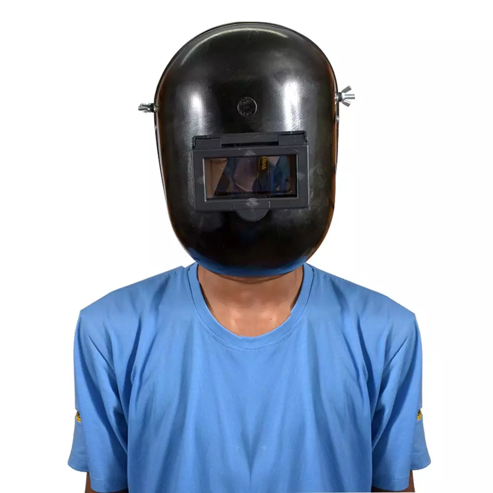 Capacete Segur Com Mascara Solda Articulada Celeron Ledan
