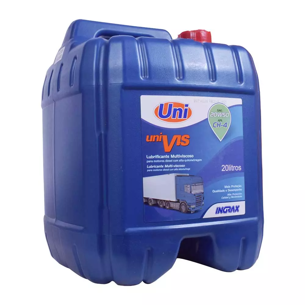 Óleo Uni Vis 20W50 Motor Diesel 20 Litros Ingrax