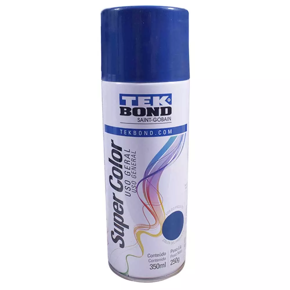 Tinta Spray Uso Geral Azul Escuro 350ml Tekbond 