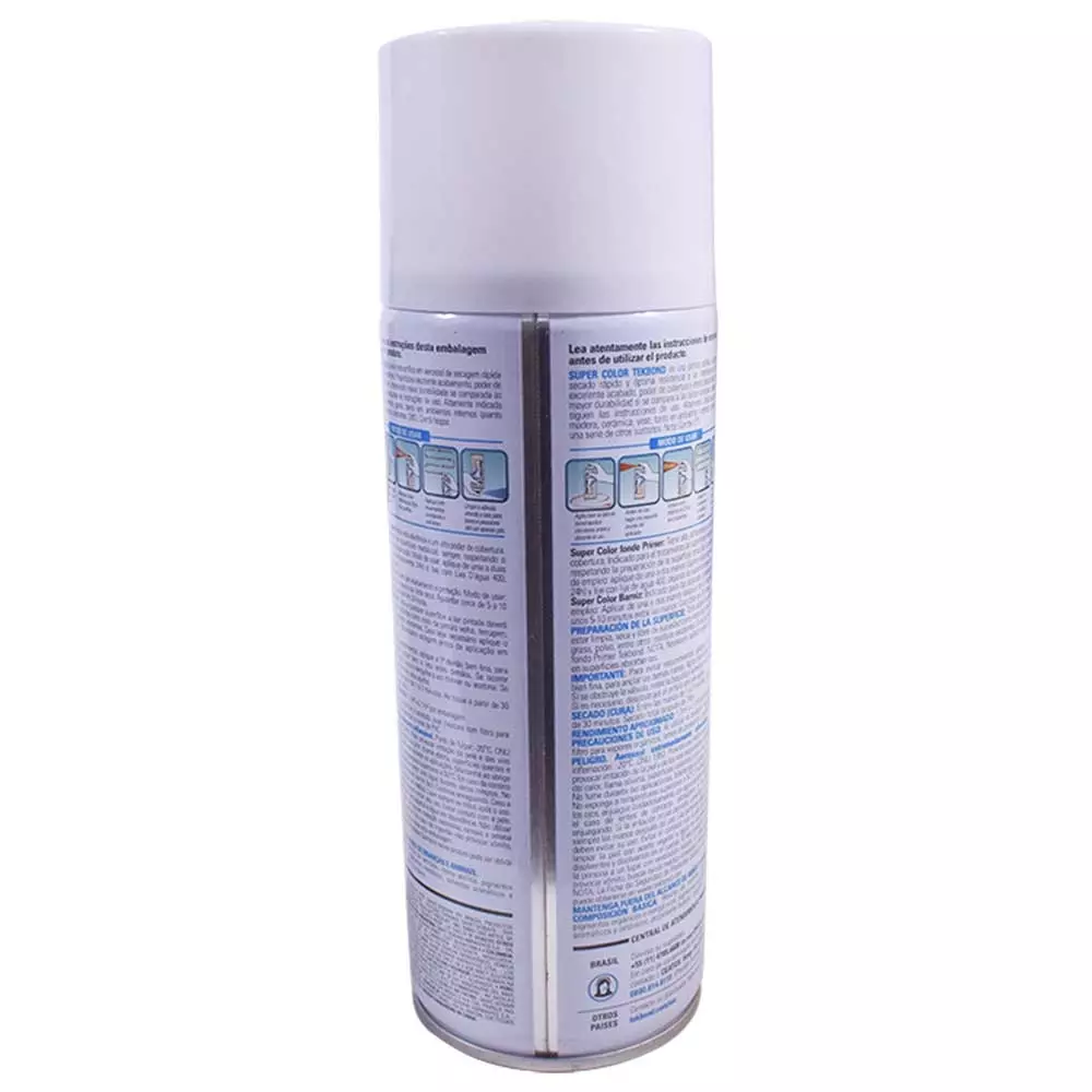 Tinta Spray Uso Geral Branco Fosco 350ml Tekbond 