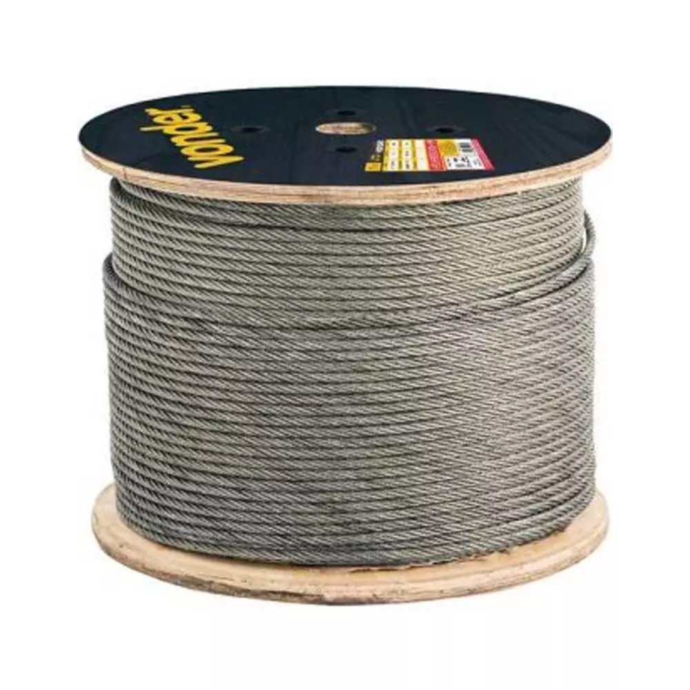 Cabo Aço Galvanizado Af 3,2-1/8 6x7 Vonder