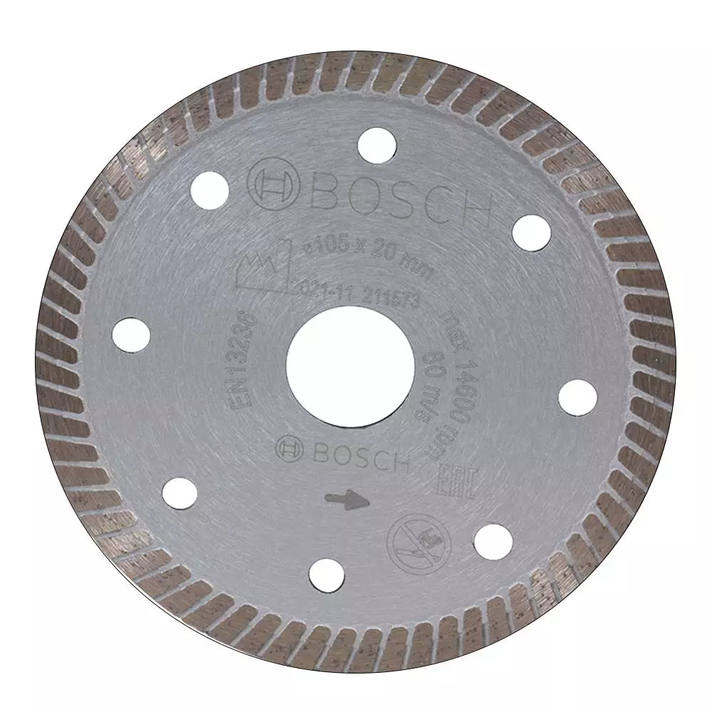 Disco de Corte Diamantado Turbo 105mm Porcelanato Bosch
