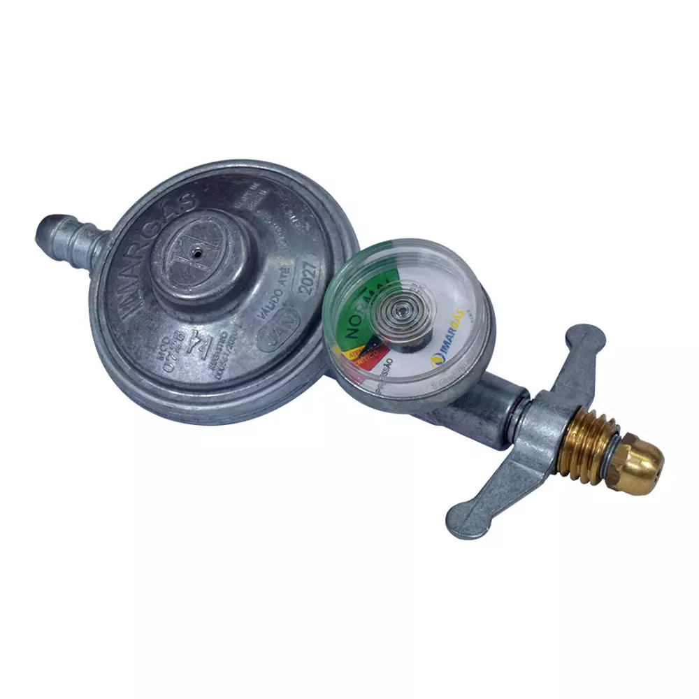 Regulador De Gás 1Kg/H Com Manômetro 0728/06b Imar