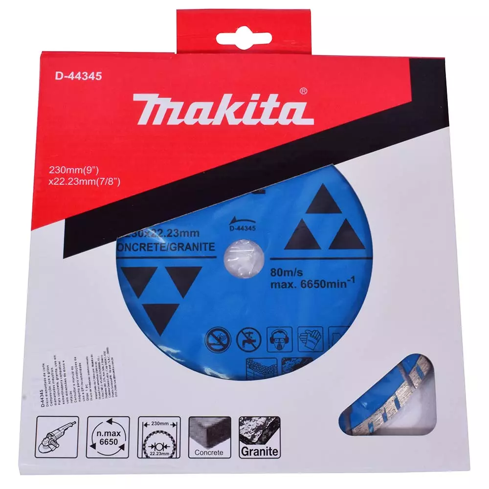 Disco Diamantado Segmentado para Concreto 230mm D-44345 Makita