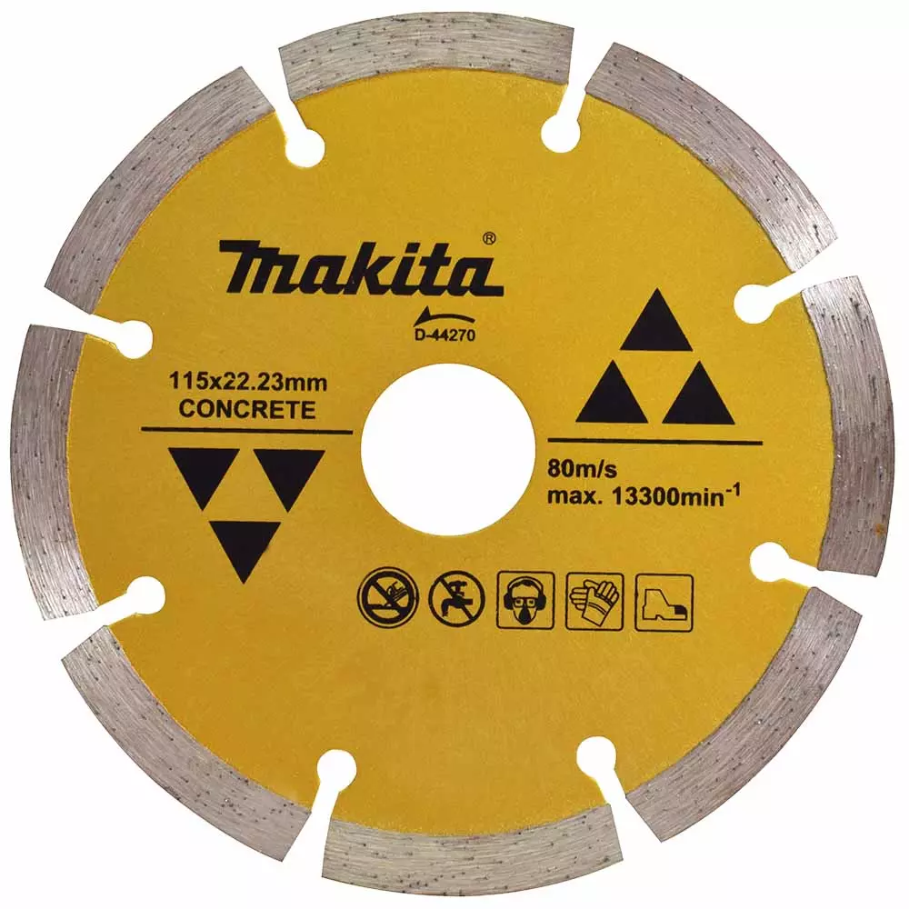 Disco de Corte Diamantado Segmentado 115mm D-44270 Makita