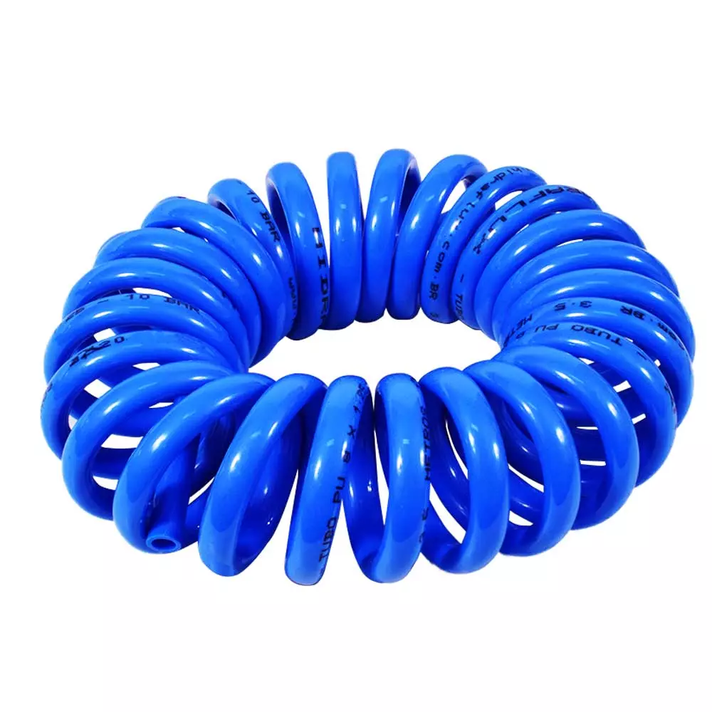 Mangueira Espiral Pu 3,5m Sem Conexão Hidraflux