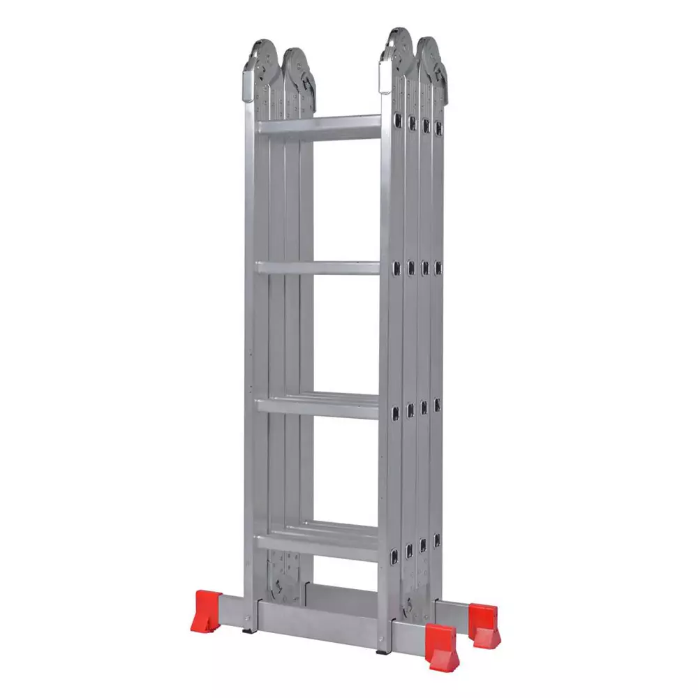 Escada Alumínio Multifuncional Sem Plataforma 4x4 Worker
