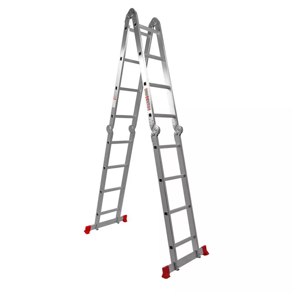 Escada Alumínio Multifuncional Sem Plataforma 4x4 Worker