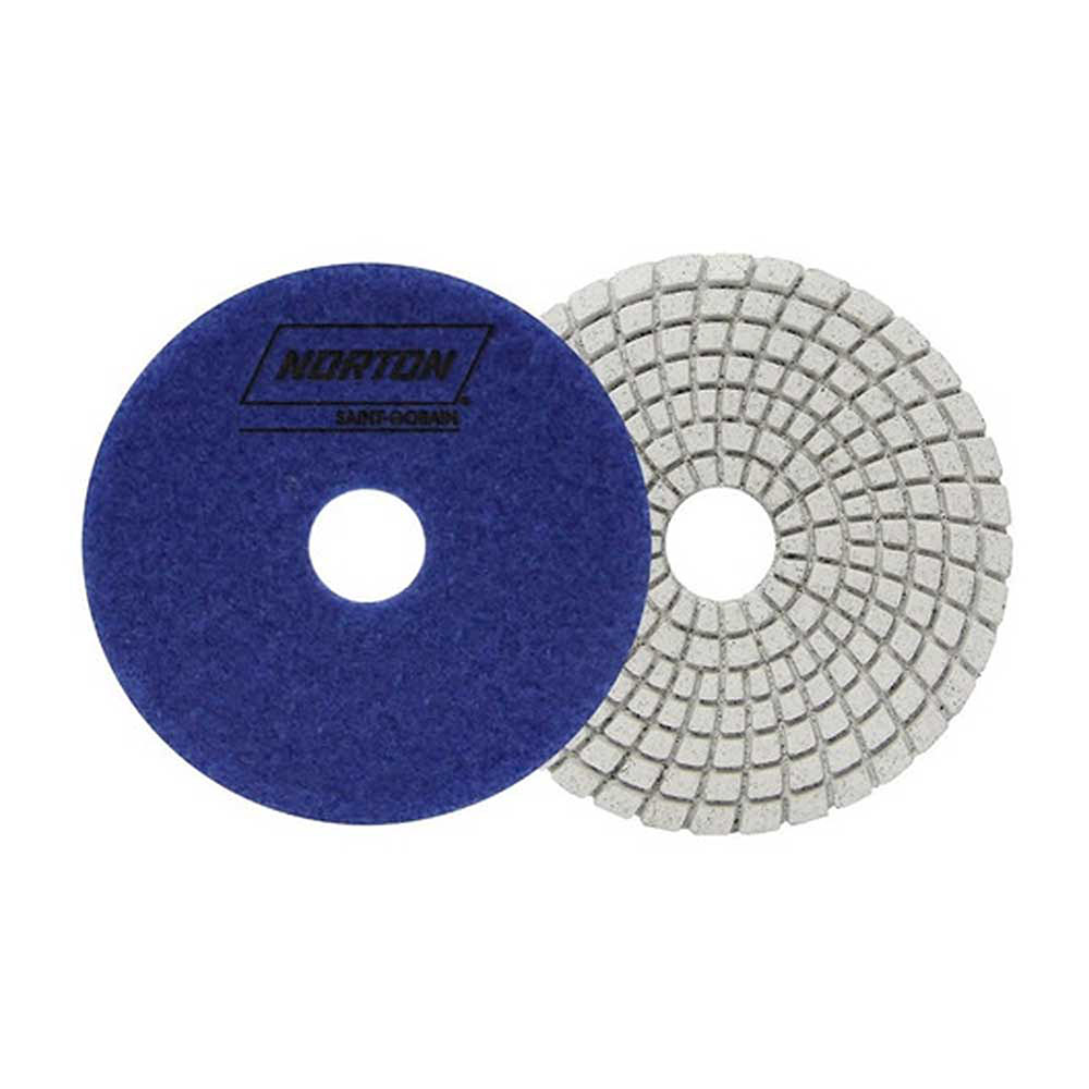 Disco Lixa Brilho Água Granito Grão 100 Azul Norton