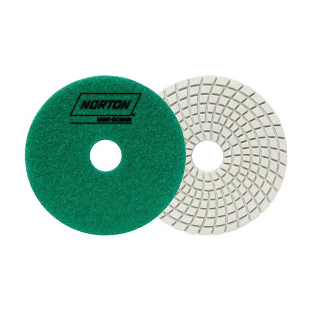 Disco Lixa Brilho Água Granito Grão 800 Vermelho Norton