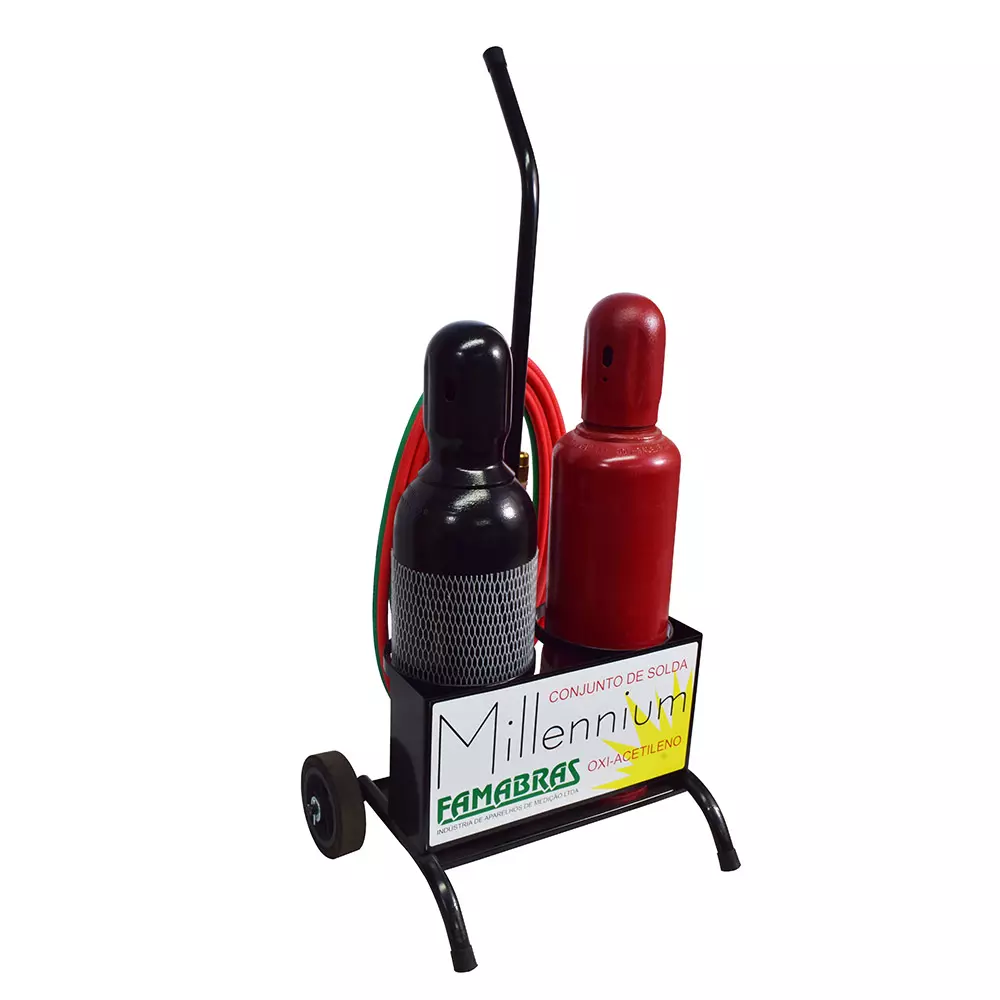 Conjunto de Solda Acetileno e Oxigênio PPU Famabras