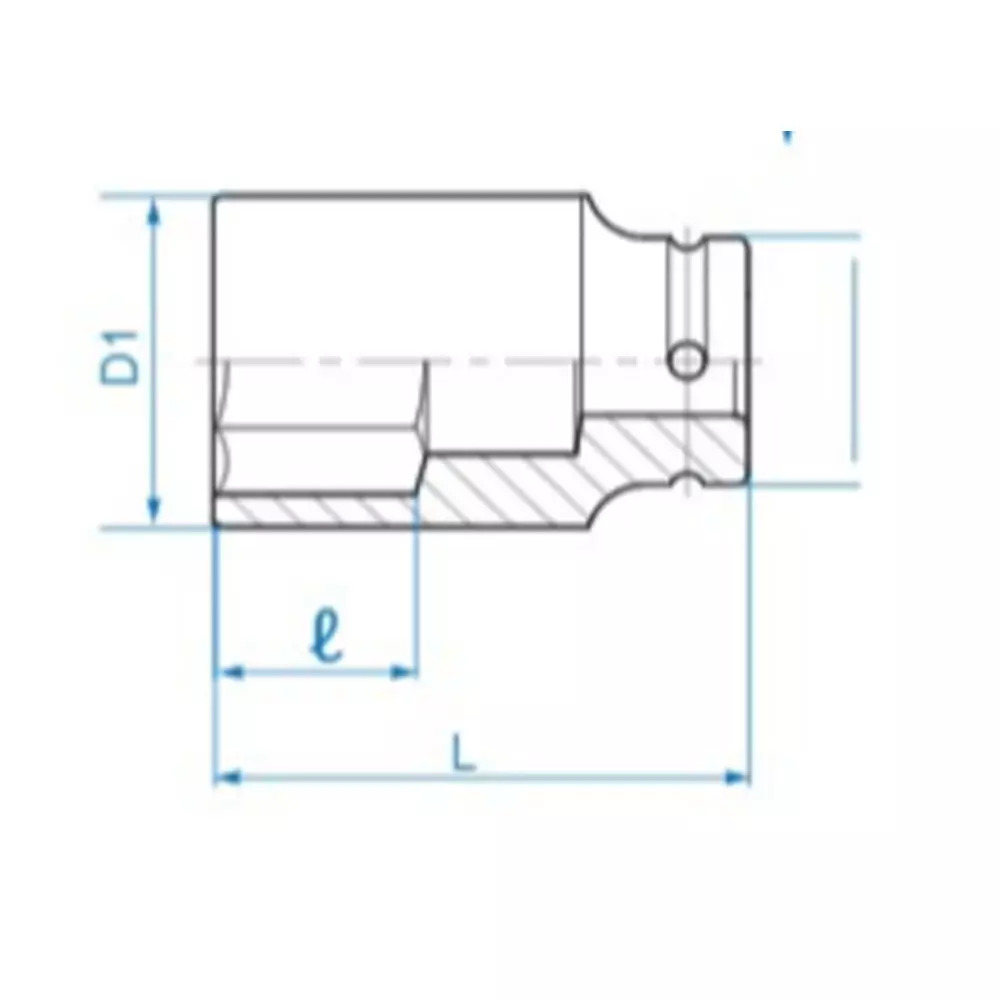 Soquete Impacto 3/4 Pol. 27mm Longo King Tony