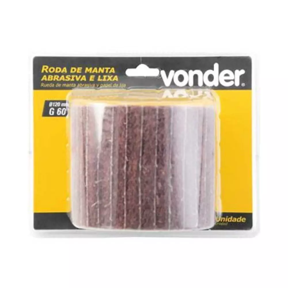 Roda Manta e Lixa Para Politriz PEV 1380 G.60 Vonder