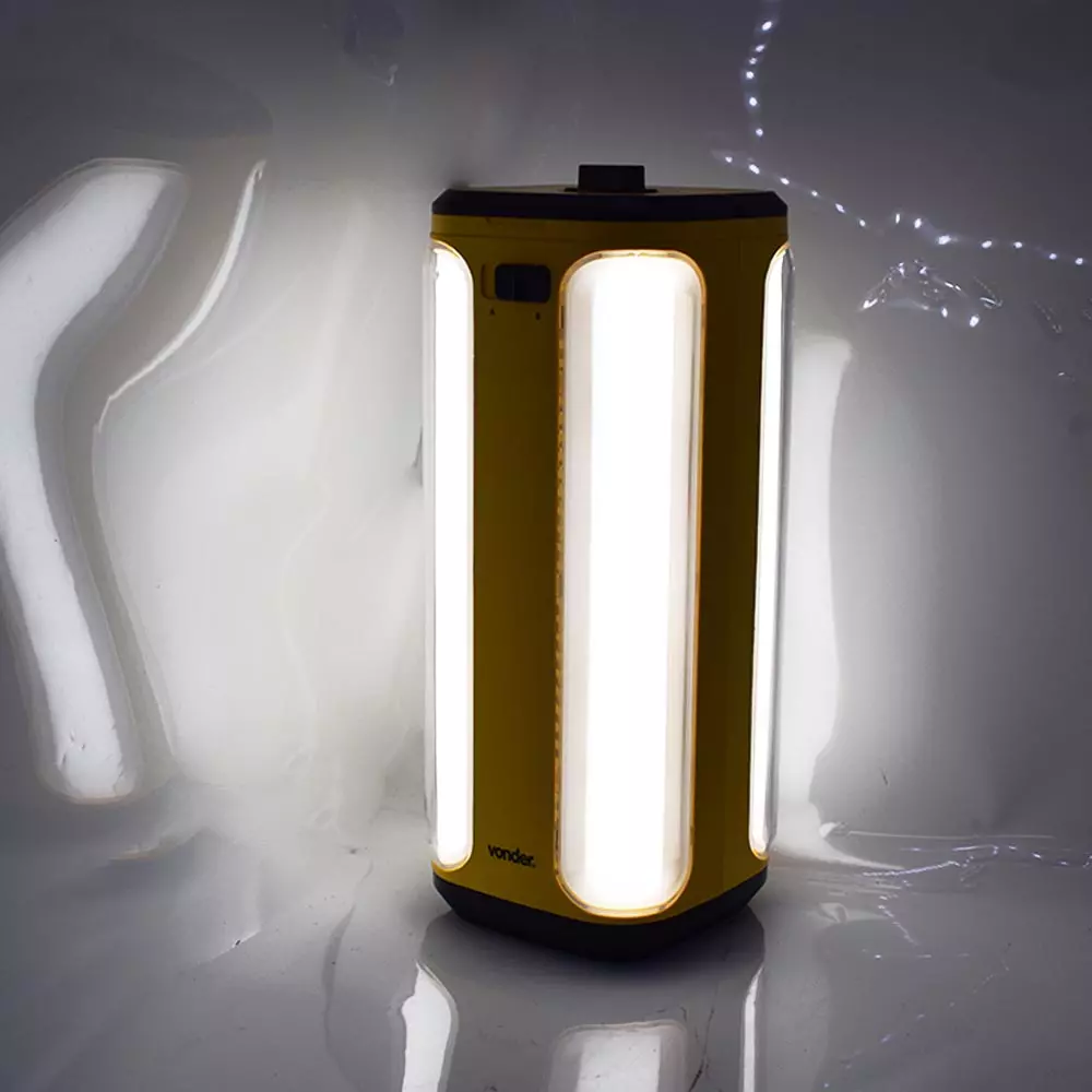 Lanterna Recarregável Para Acampamento Led Smd Vonder
