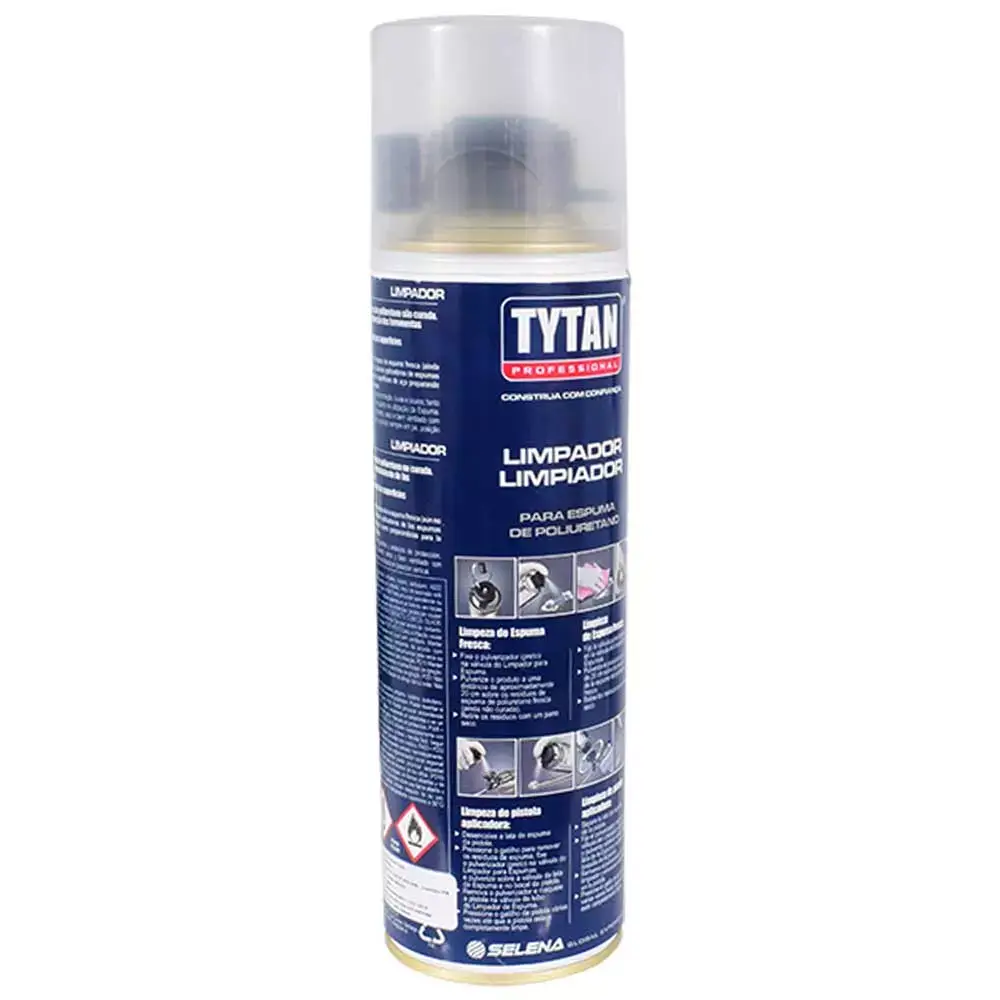 Limpador de Espuma Expansiva Poliuretano Pro 500ml Tytan
