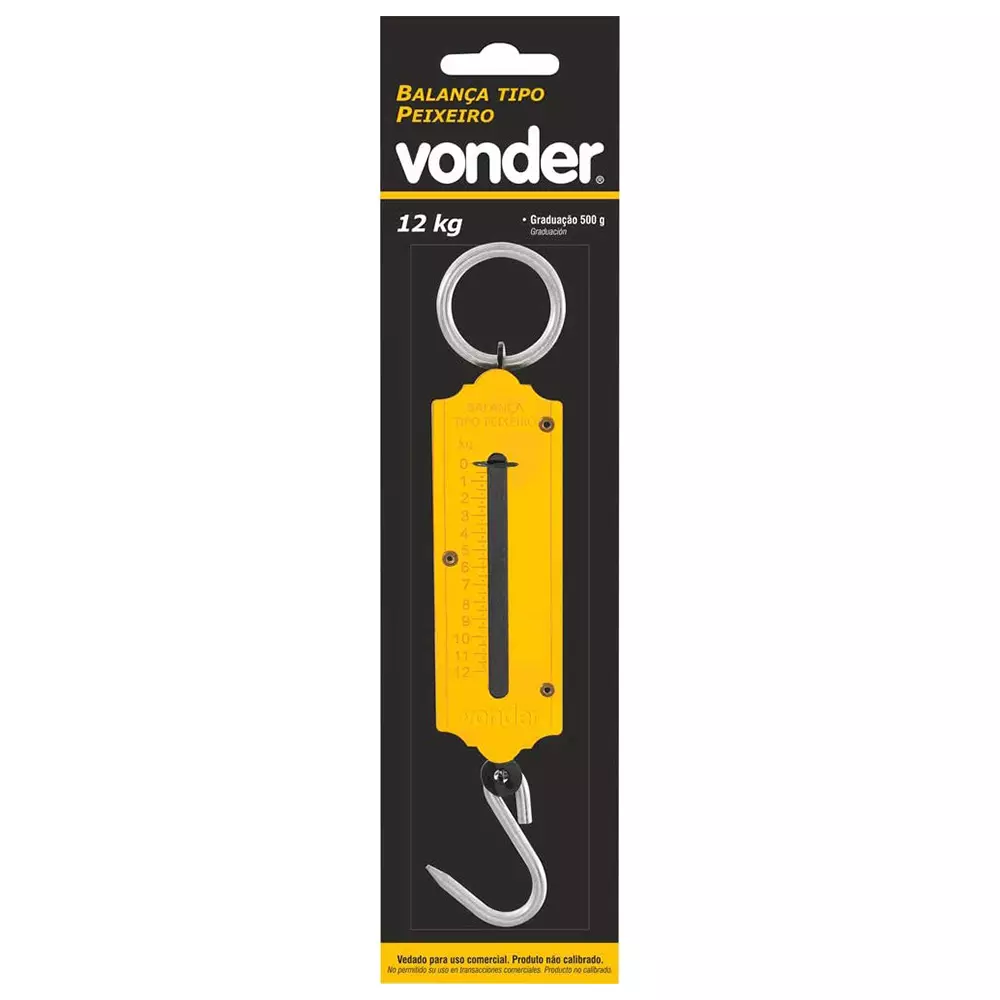 Balança Tipo Peixeiro 12Kg Vonder