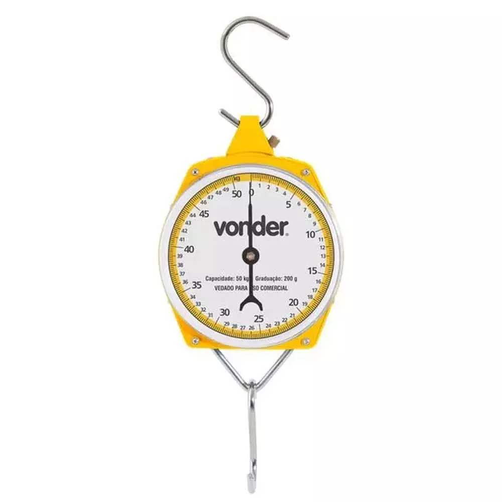 Balanca Suspensa Tipo Relógio 50kg Vonder