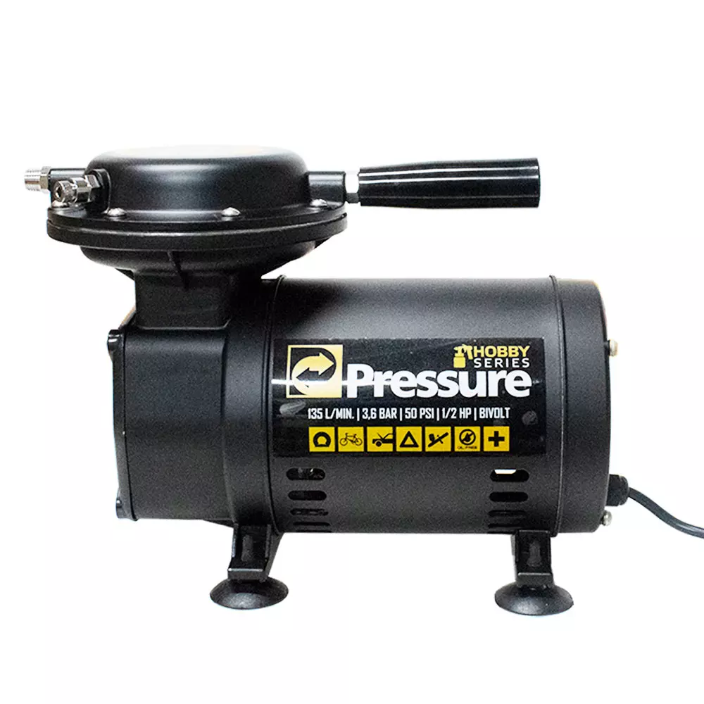 Compressor Ar Hobby 50psi 8975701315 Bivolt Pressure