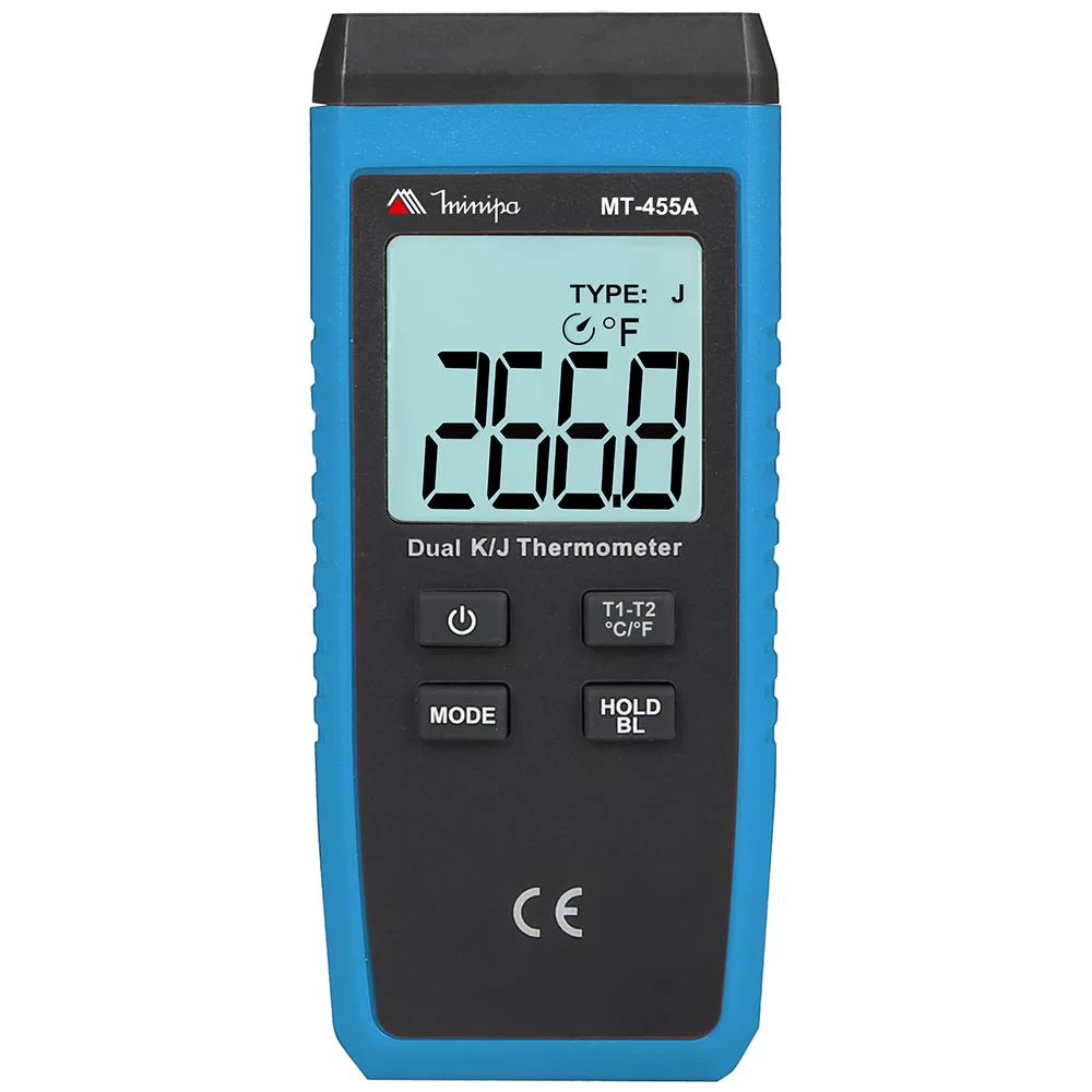 Termômetro Digital 2 Canais MT-455A Minipa