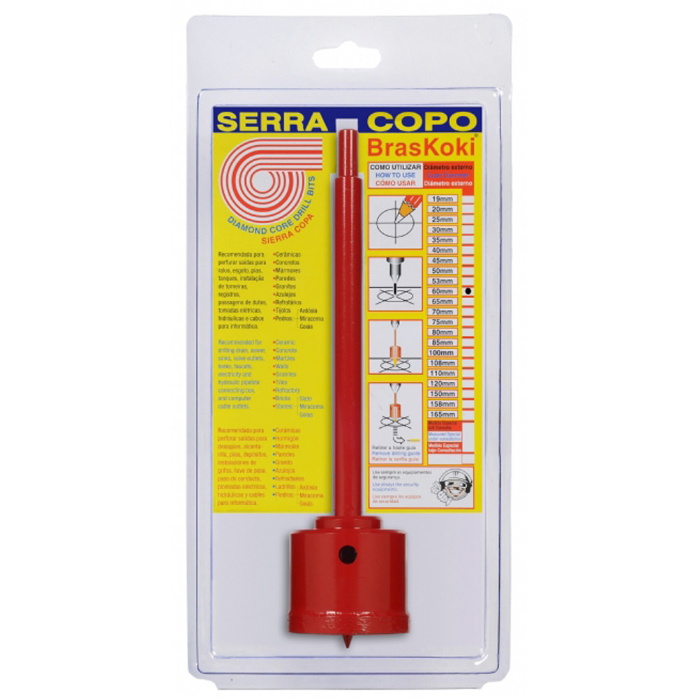 Serra copo diamantada KSC-60mm - BrasKoki 