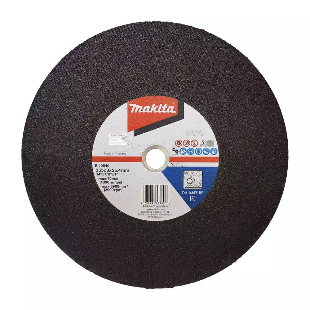 Disco De Corte Inox 14 Pol. E-10540 Makita