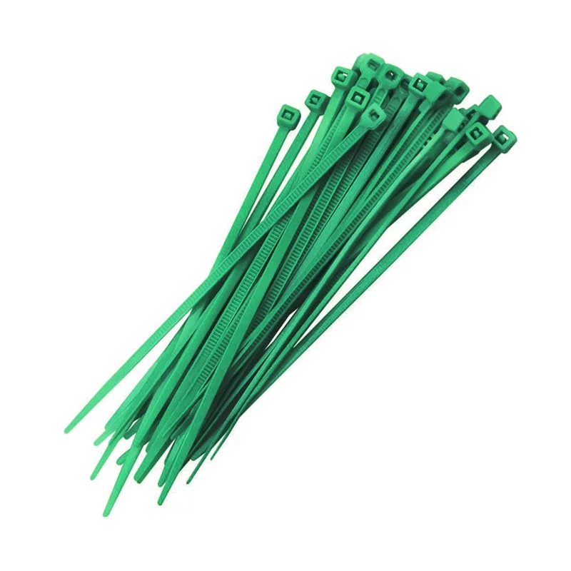Abraçadeira Nylon 100x2.5 Verde 50 peças Brasfort
