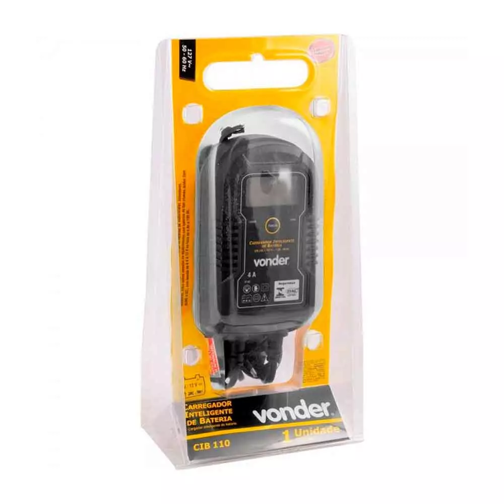 Carregador Inteligente de Bateria CIB110 127V Vonder