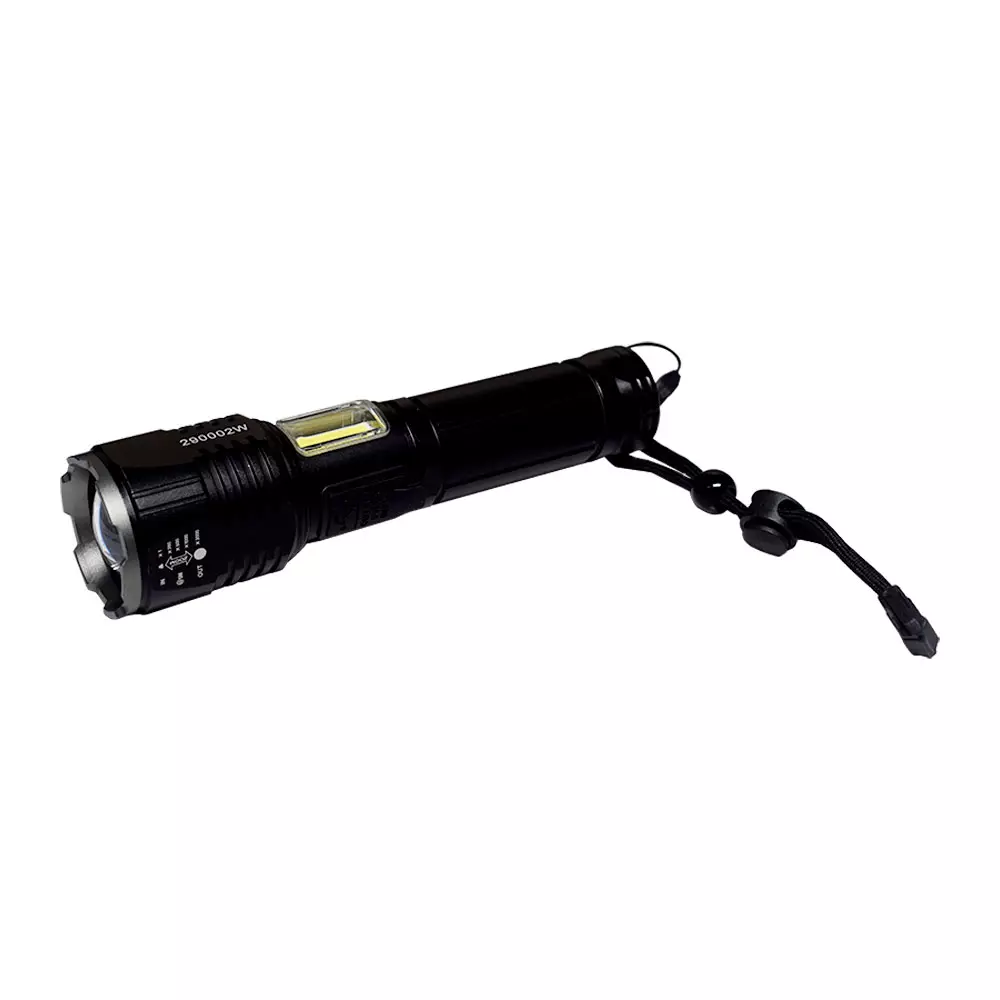 Lanterna Manual Tática Multi Função Usb Bm8515 B-Max