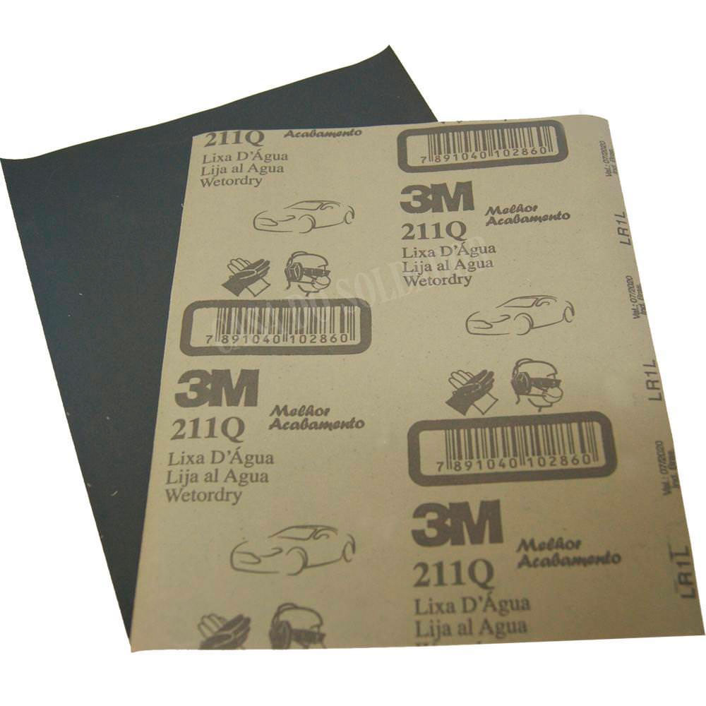 Lixa D Água 331Q/231Q Grão 100 lixamento a úmido 3M