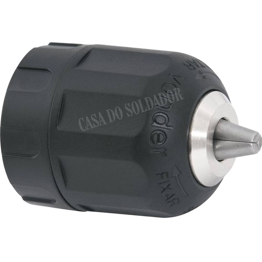 Mandril de Aperto Rápido 13 mm 1/2 pol Rosca 1/2 pol Vonder