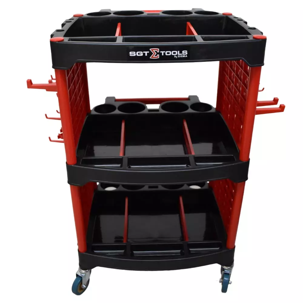 Carrinho Mecânico Detailers Red e Shine Cap 100kg Sigma