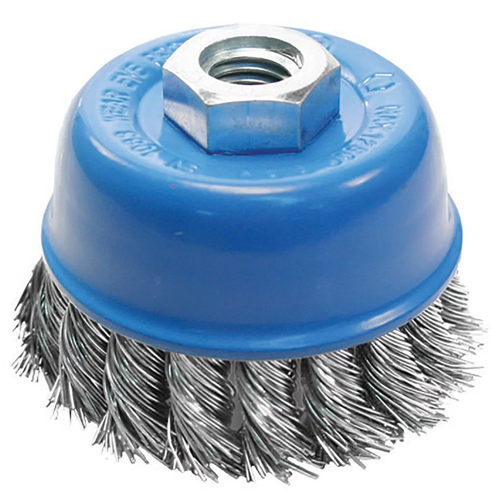 Escova Aço Copo 04 Pol. X 14mm Trancada Norton