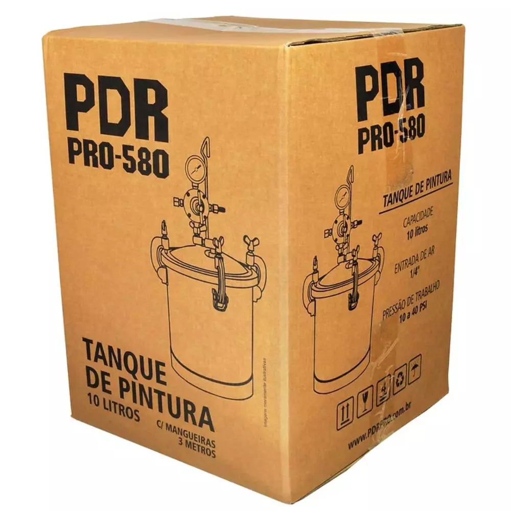 Tanque de Pintura 10 Litros PRO-580 PDR