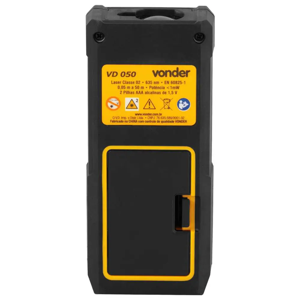 Medidor de distância a laser 50m VD050 Vonder