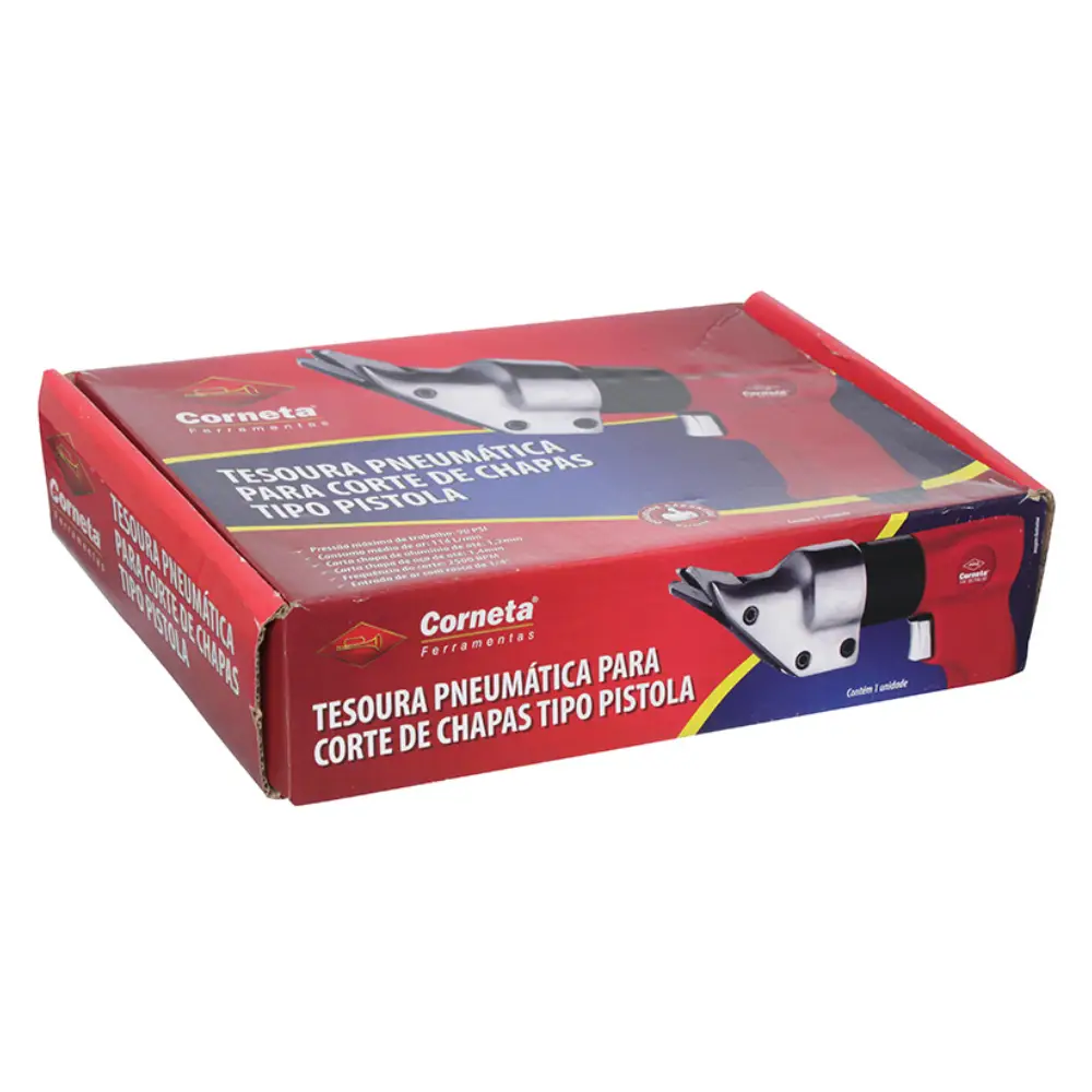 Tesoura Pneumática para Corte de Chapas Corneta