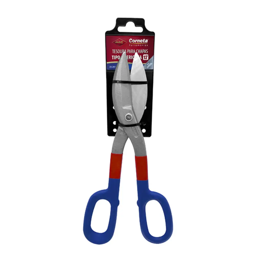 Tesoura para Chapas Tipo Americana 12 Pol Corneta