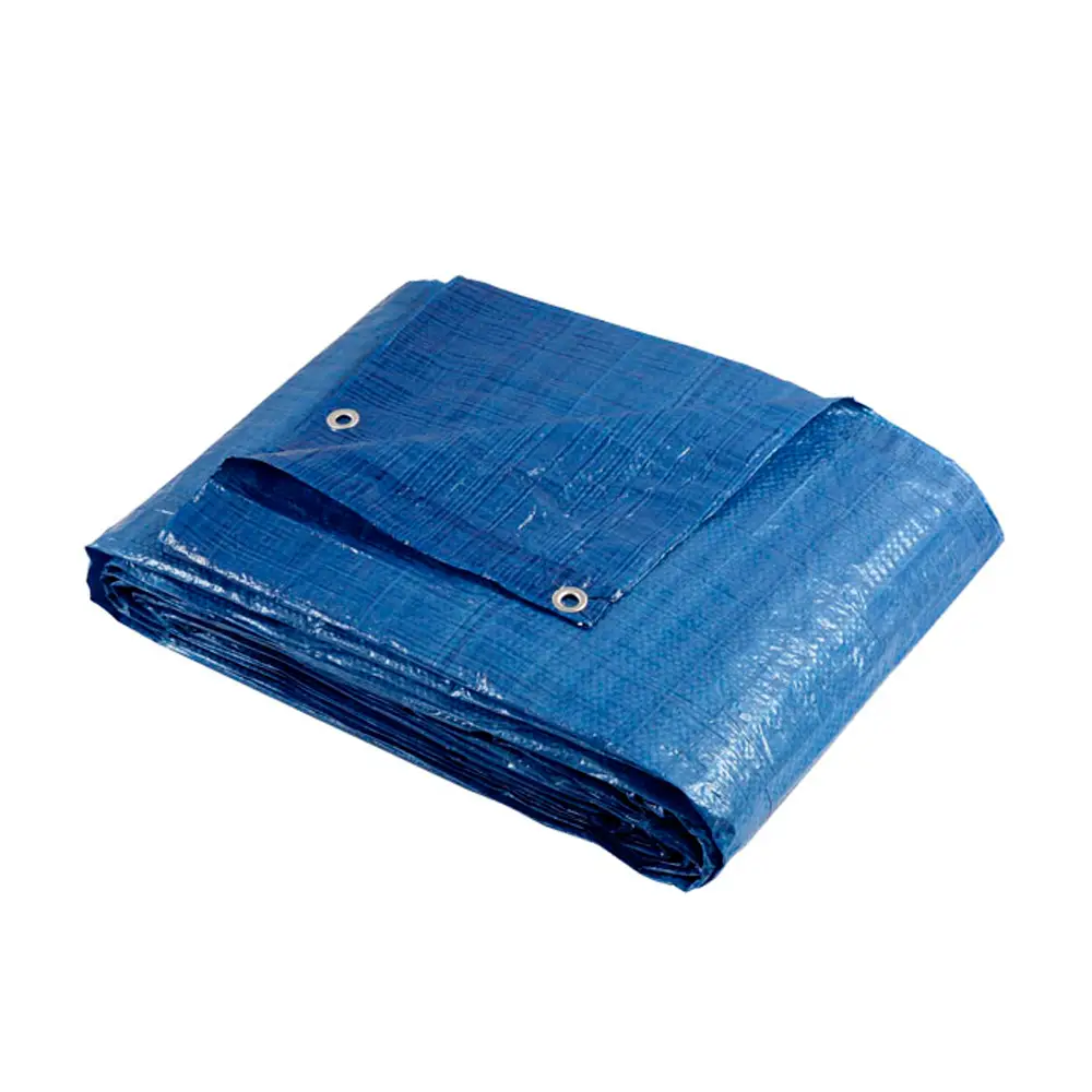 Lona Polietileno Azul 100 Micras 5x4m Brasfort