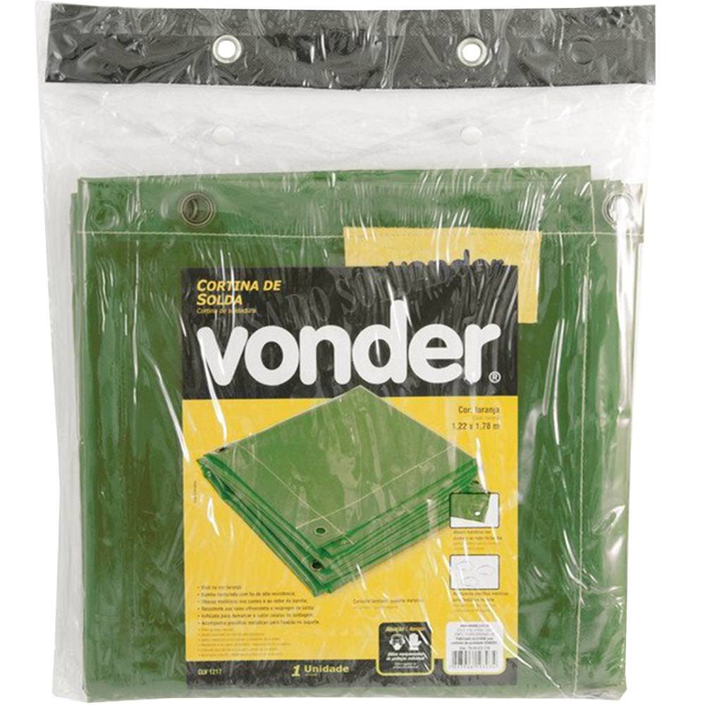 Cortina de Proteção para Solda 1,22mx1,78m Verde - Vonder
