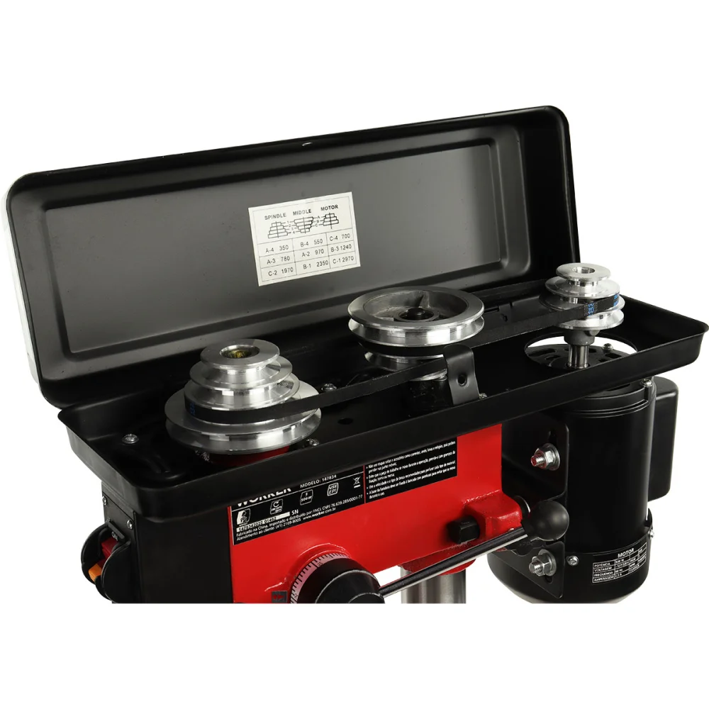 Furadeira de Bancada 9 velocidades 16mm 1/2hp Biv Worker