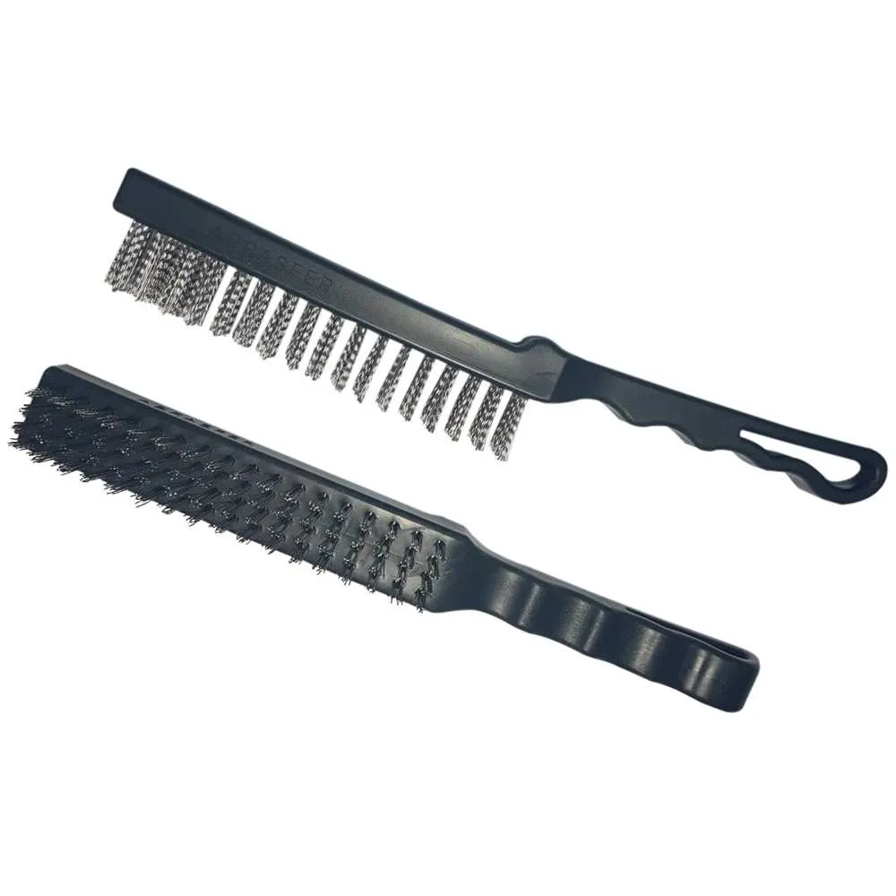  Escova Aço Manual Com Cabo 1777/4 Inox Abrasfer