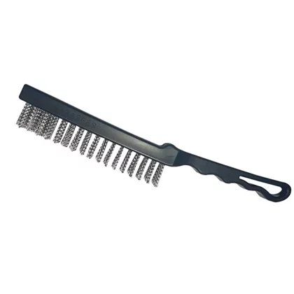  Escova Aço Manual Com Cabo 1777/4 Inox Abrasfer