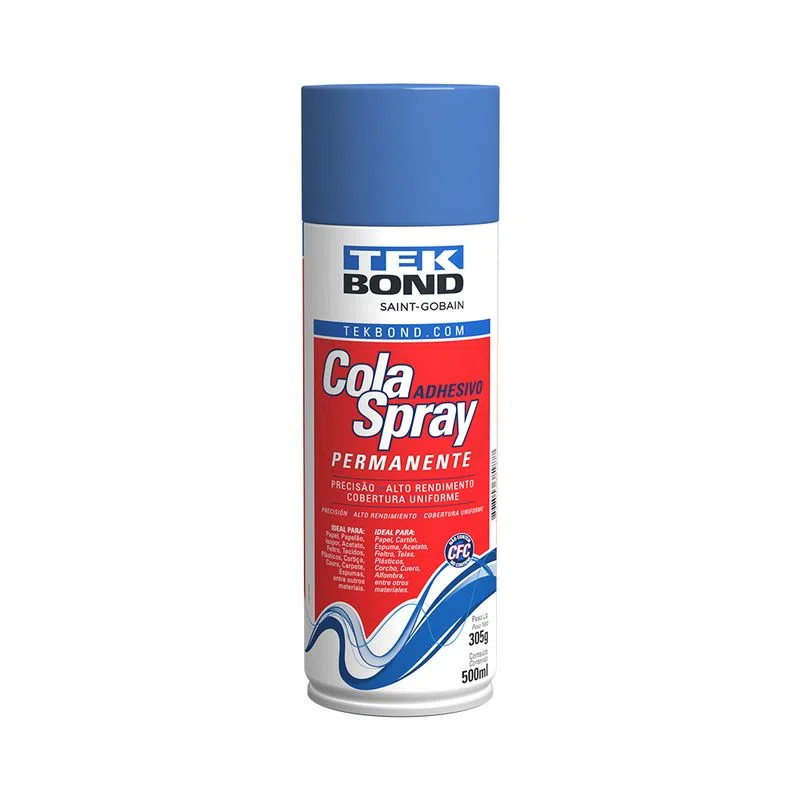 Cola Spray Permanente 305g/500ml Tek Bond