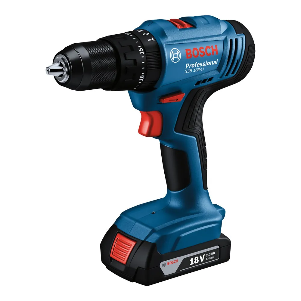 Furadeira/Parafusadeira Bosch 1/2 18volt Bateria Gsb 183 Li