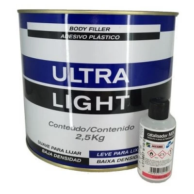 Cola Plástica Ultra Light 2,5kg Maxi Rubber +Catalisador