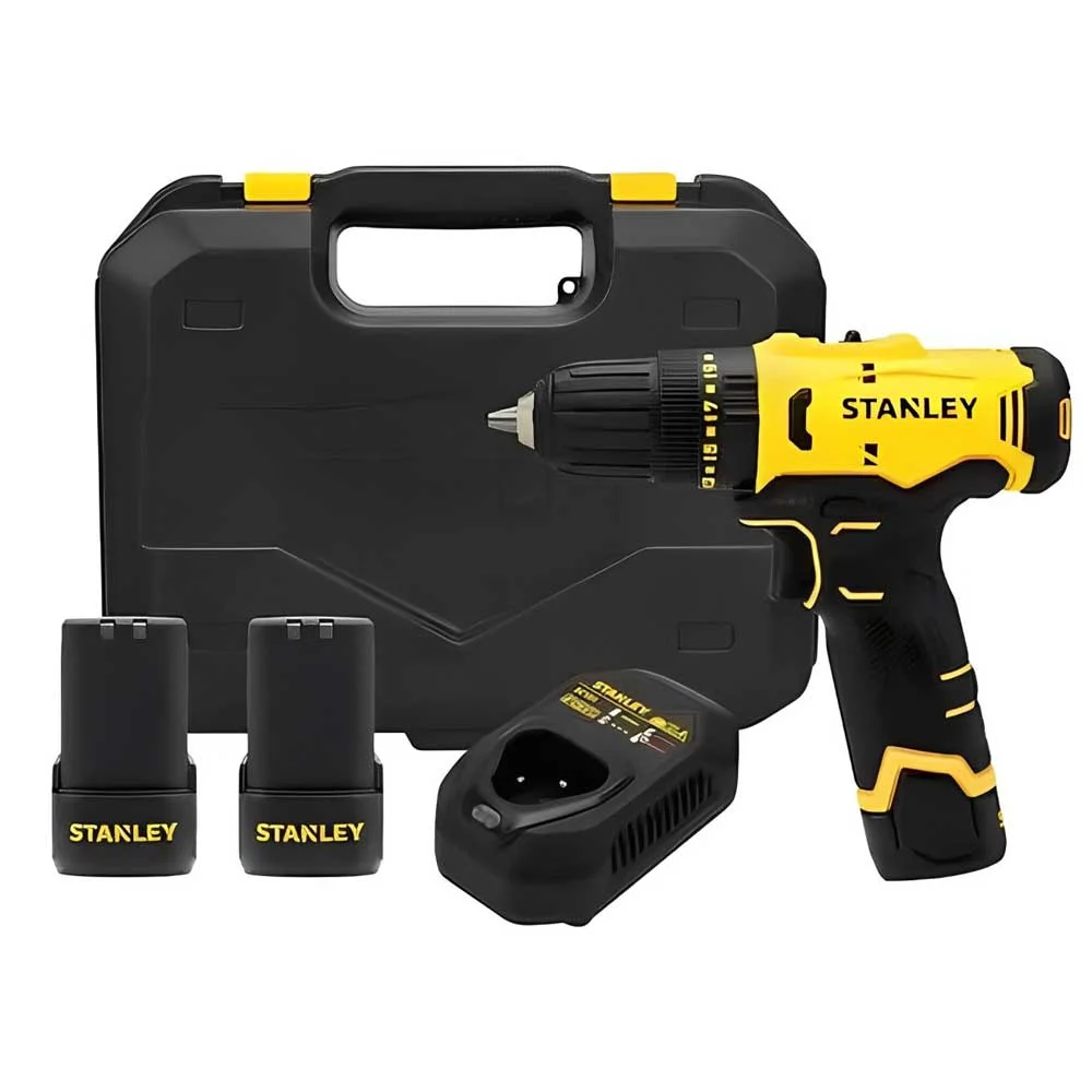  Furadeira Parafusadeira Stanley 3/8 12v SCH10D2K Bivolt