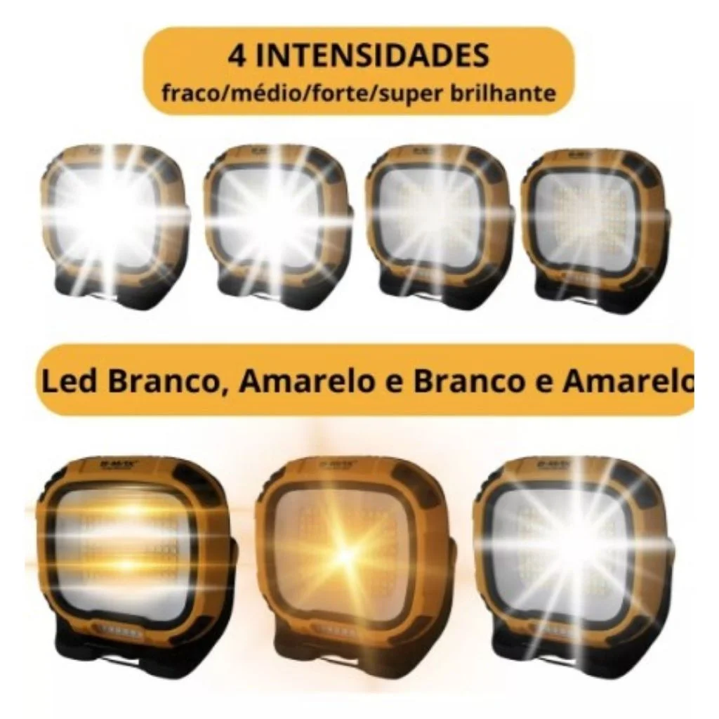 Lanterna Led Holofote Multifuncional Bm-8526