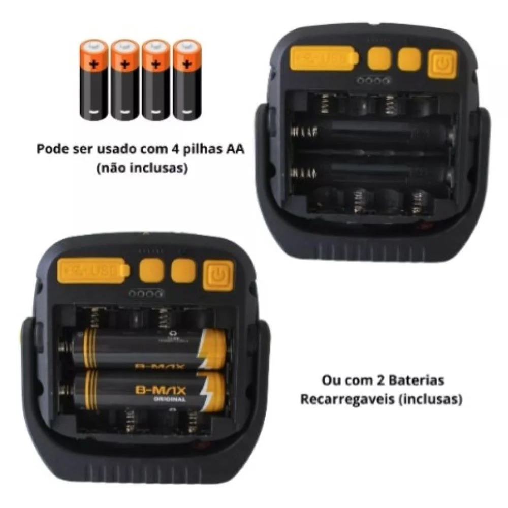 Lanterna Led Holofote Multifuncional Bm-8526