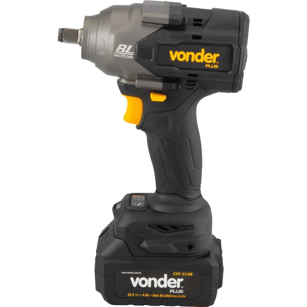 Chave Impacto 1/2 Bateria 20v CIV212b Bivolt Vonder