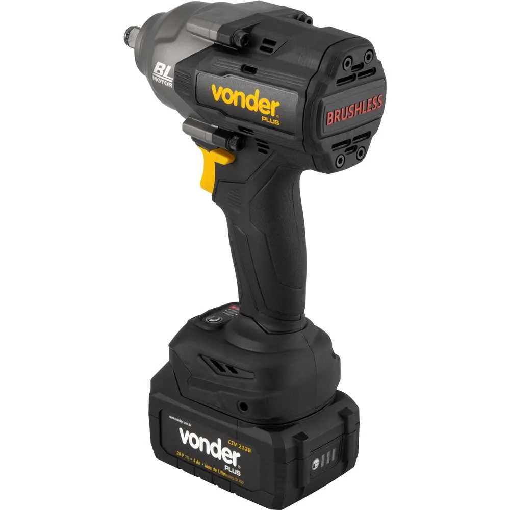 Chave Impacto 1/2 Bateria 20v CIV212b Bivolt Vonder